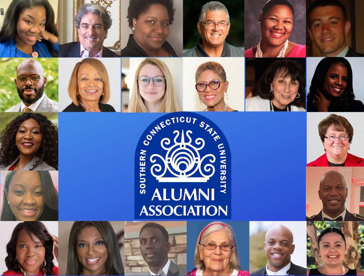 A collage of SCSU Alumni Association board members