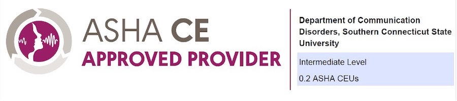 ASHA CE Approved Provider