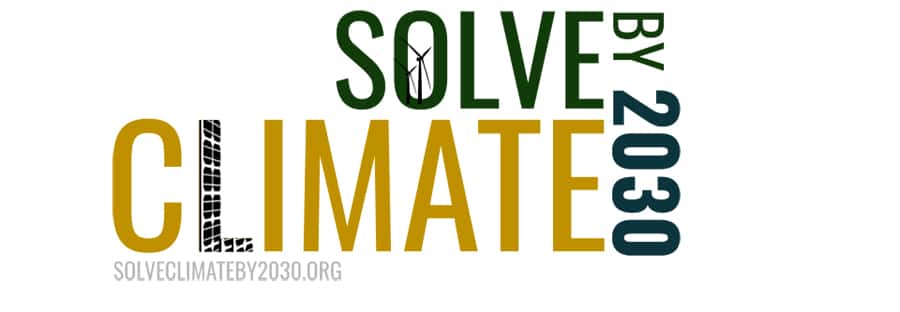 Solve Climate by 2030 logo