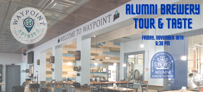 Alumni Event Tour and Taste in Waypoint Spirits in Hartford