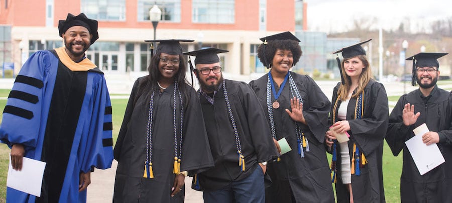 Students at honors convocation