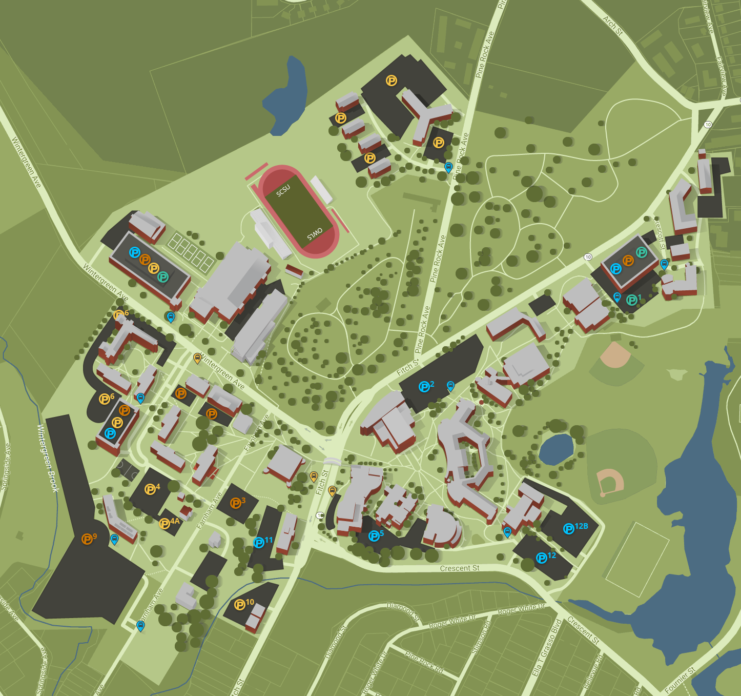 Campus Map Southern Connecticut State University