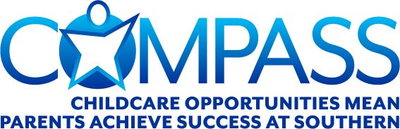 "COMPASS logo, Childcare Opportunities Mean Parents Achieve Success at Southern"