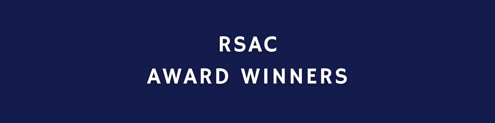 RSAC Award Winners