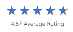 Rating with Stars with average rating of 4.67