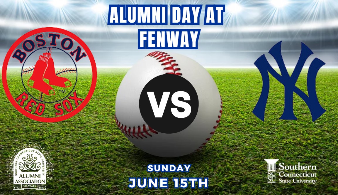 Join SCSU Alumni day at Fenway Park on Sunday, June 15, 2025.