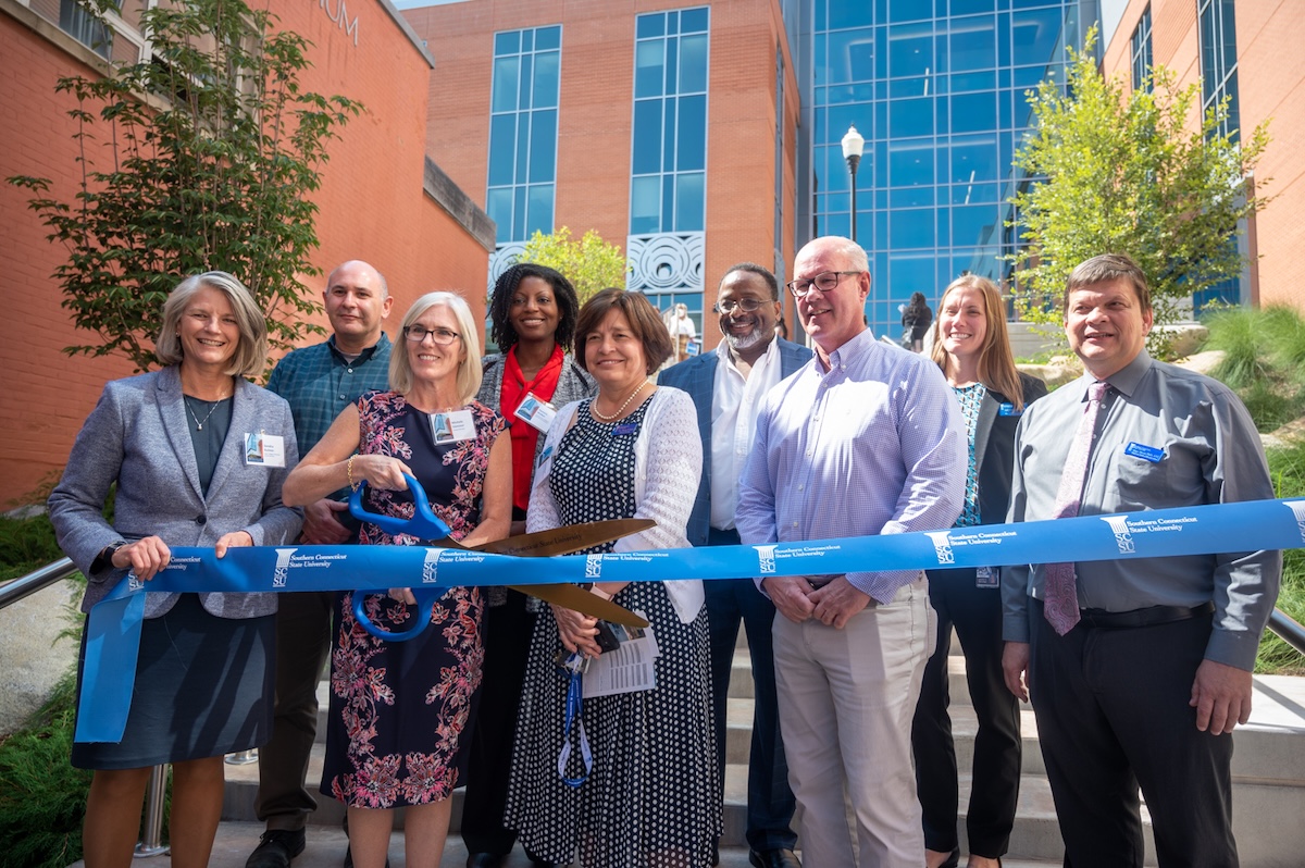 Ribbon cutting ceremony for the Health and Human Services building