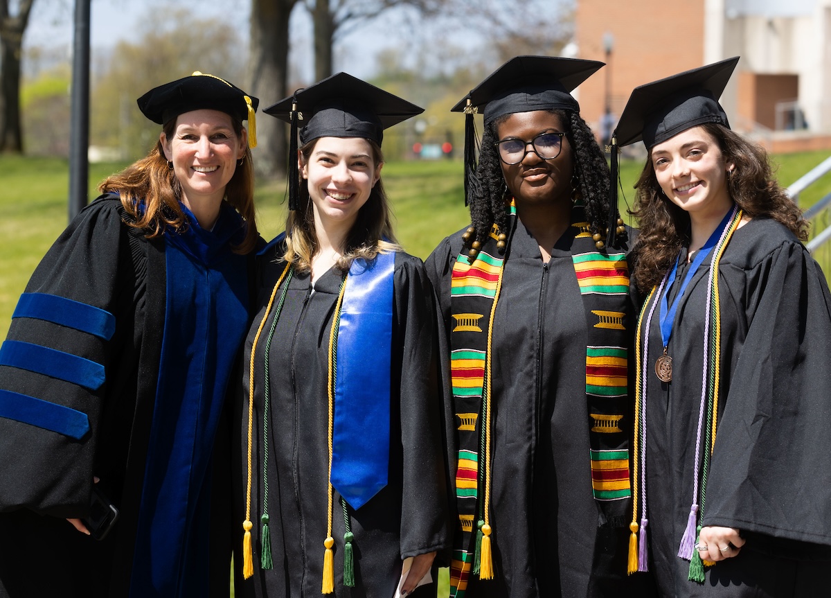 Students from honors convocation