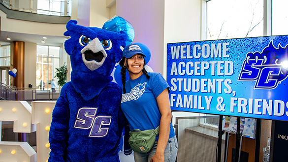 Student at Accepted Students Day
