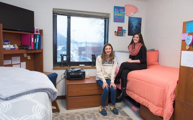 Two women in their room