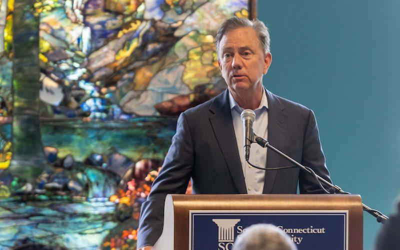 Ned Lamont, governor of Connecticut speaking