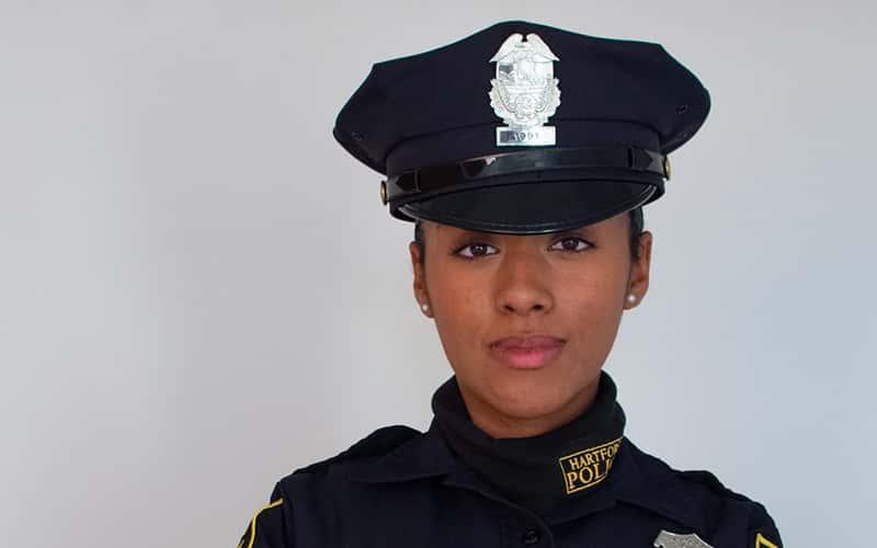 Yarimar Inoa-Caraballo in her police uniform