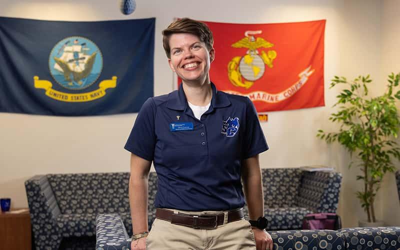 Britt Conroy, coordinator of Veteran, Military and Adult Learner Services 