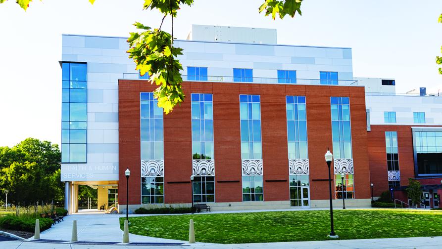 "The College of Health and Humans Sciences building"