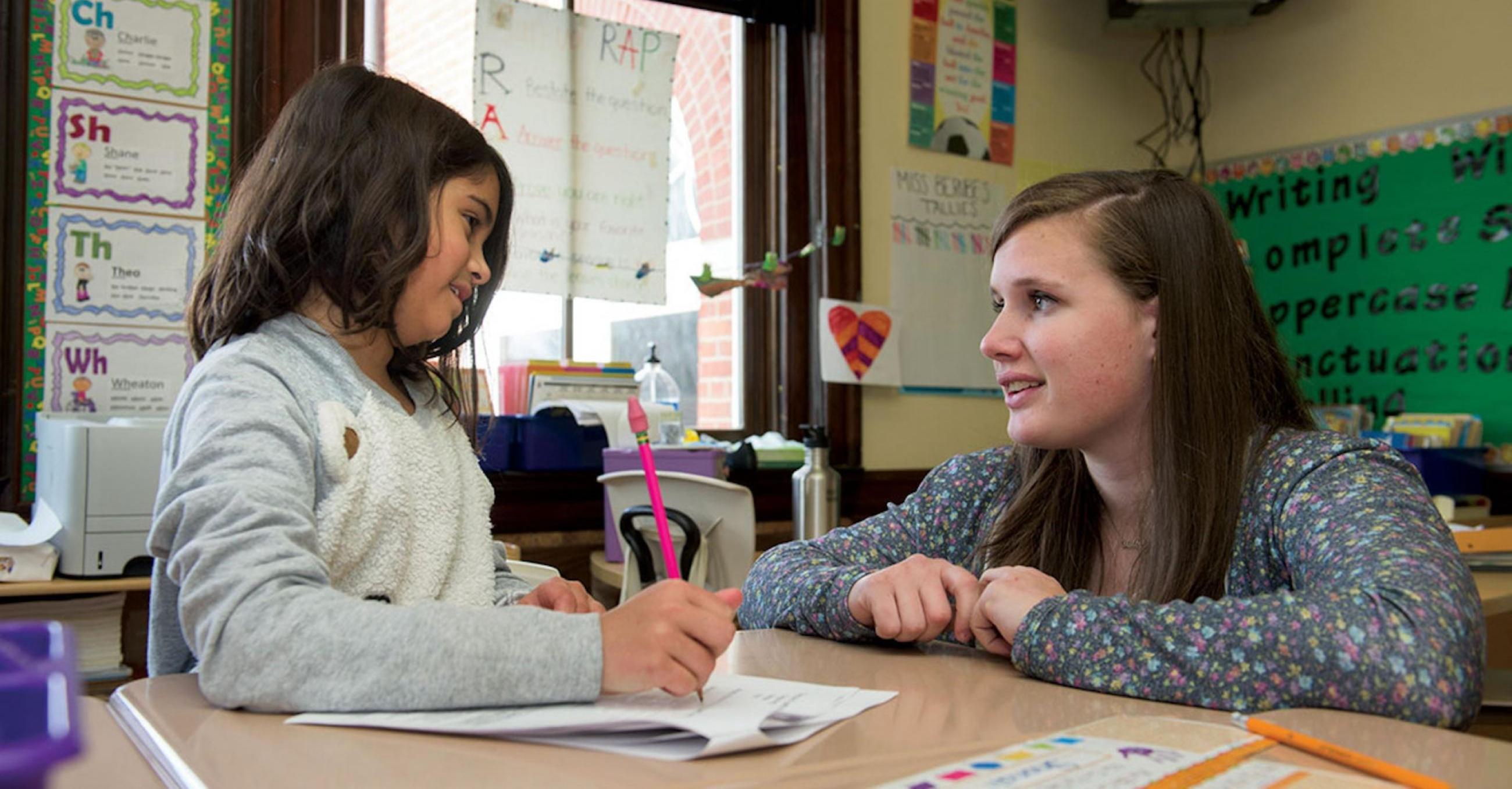 Student Teacher and student