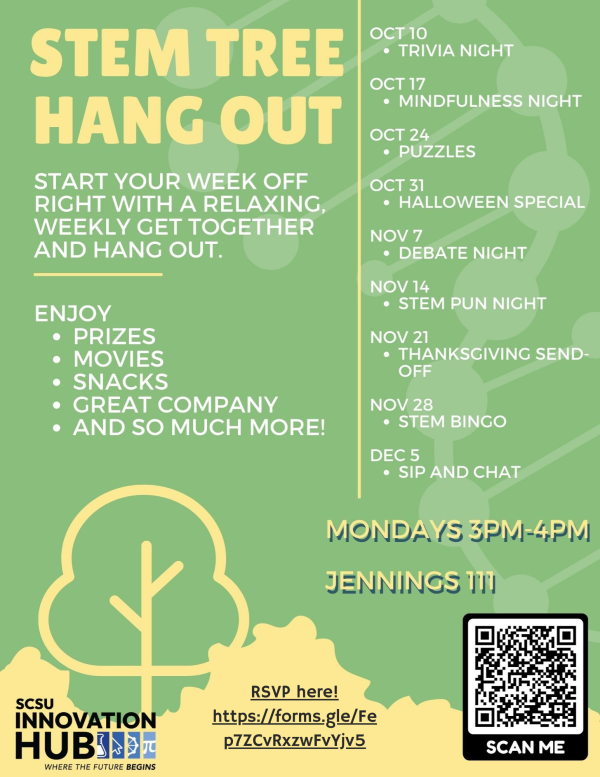 STEM tree hangout flyer