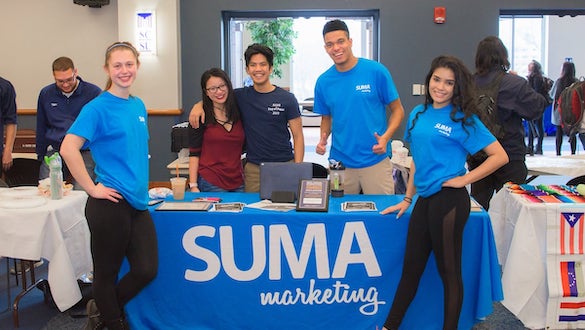 SUMA Marketing club table