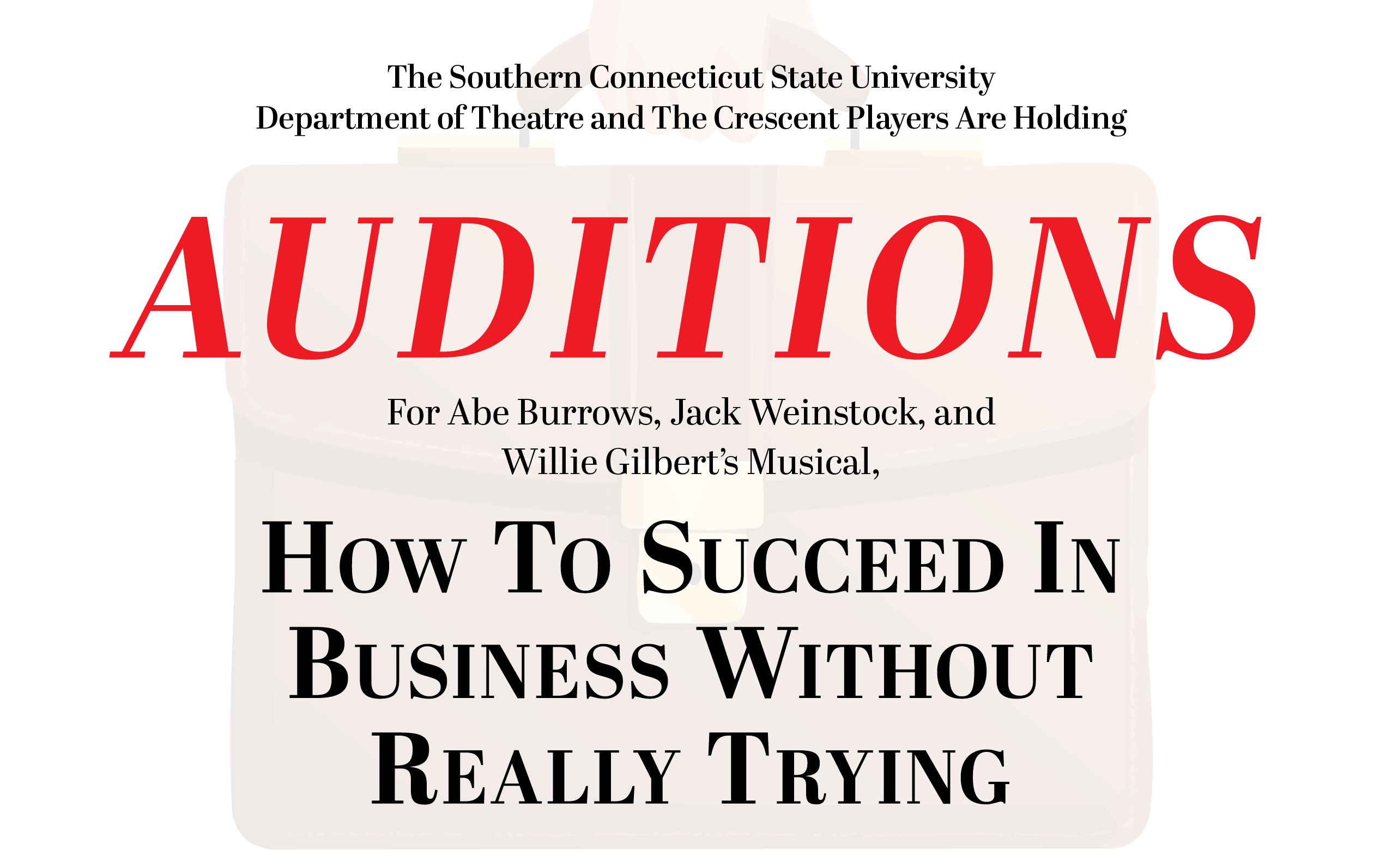 How to Succeed in Business Without Really Trying Auditions