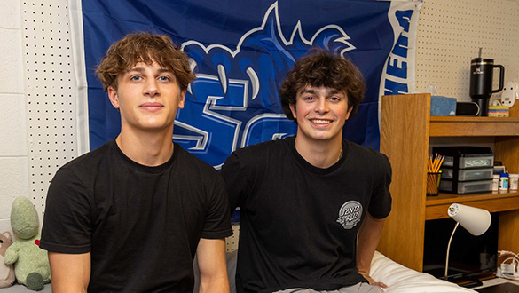 Two International Students at Southerns Dorms