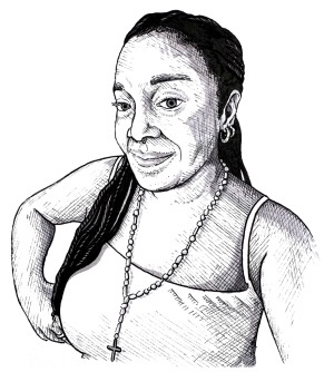 Drawing of Carla
