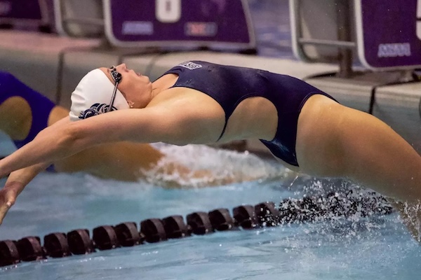 Woman swimming